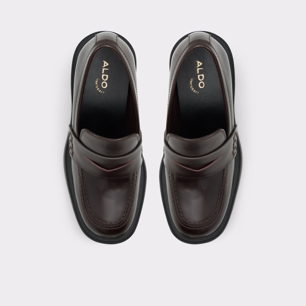 Aldo Bigstage Lug Sole Loafer in Bordo